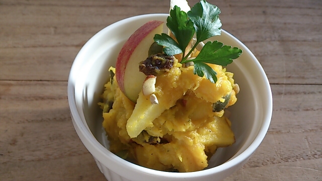 かぼちゃサラダ。