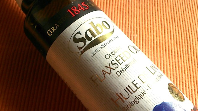 フラックスシードオイル。お気に入り。